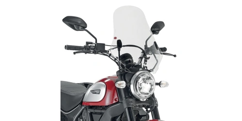 KAPPA čiré plexi Ducati Scrambler 400 (16-19), Scrambler Icon 800 (15-19)