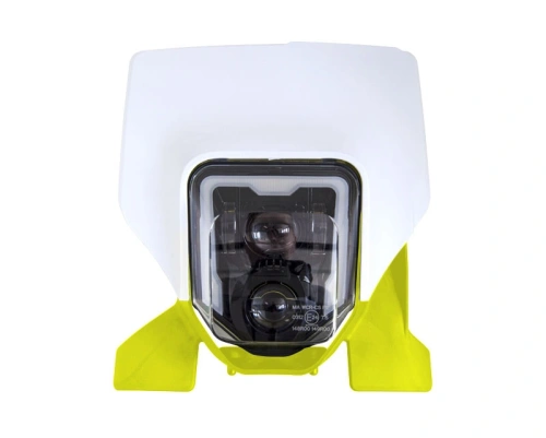 Přední maska vč. LED světla HUSQVARNA, RTECH (bílo-žlutá)