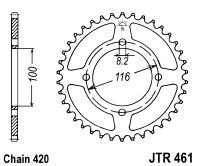 Řetězová rozeta JT JTR 461-50 50 zubů, 420