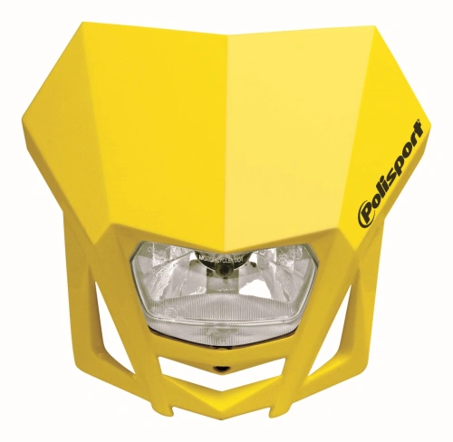 Maska se světlem POLISPORT LMX žlutá RM 01
