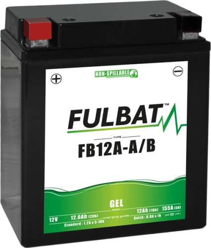 Gelová baterie FULBAT FB12A-A/B GEL (YB12A-A/B GEL)