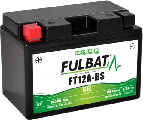 Gelová baterie FULBAT FT12A-BS GEL (YT12A-BS GEL)