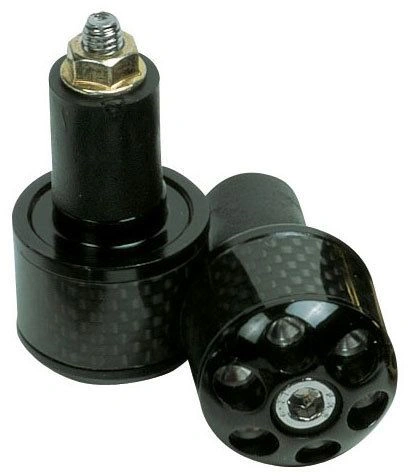 Závaží řídítek Carb Ends 1 s redukcí pro vnitřní průměr 18 mm (vnější 28,6 mm), OXFORD (černé, pár)