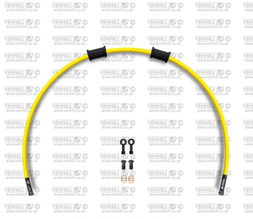 Hadice zadní brzdy Venhill POWERHOSEPLUS DUC-9013RB-YE (1 hadice v sadě) žluté hadice, černé koncovky