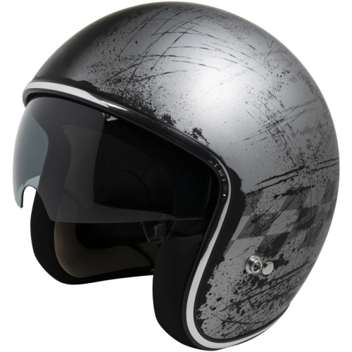 Otevřená helma iXS iXS77 2.5 X10064 matt silver - black