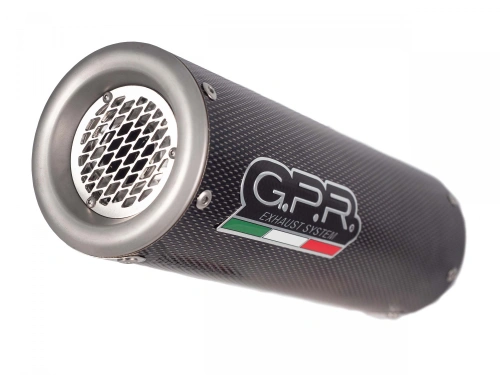 Slip-on exhaust GPR M3 CF.6.CAT.M3.PP Brushed Stainless steel including removable db killer, link pipe and catalyst