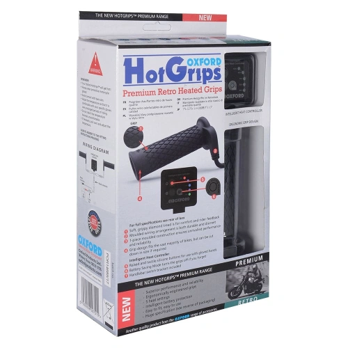 Gripy vyhřívané Hotgrips Premium New Retro, OXFORD