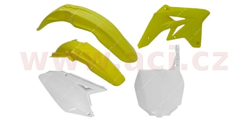 Sada plastů Suzuki, RTECH (žluto-bílé, 5 dílů)