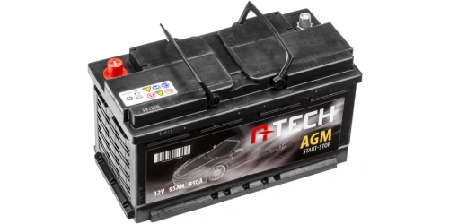 95Ah AGM baterie START-STOP, 850A, pravá A-TECH AGM 353x175x190
