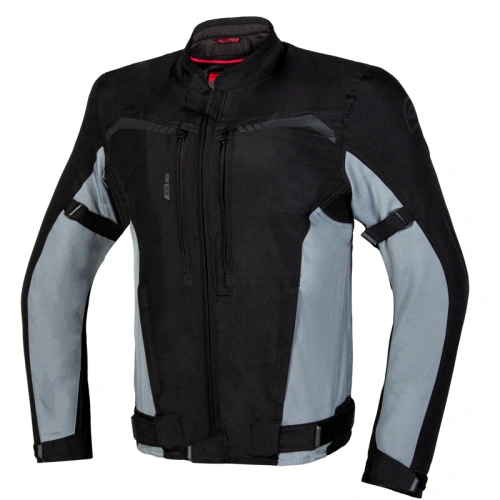 OZONE DELTA IV textilní bunda černá/šedá