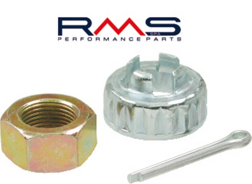 Rear wheel shaft nut cap kit RMS 121850340 (1 kus)