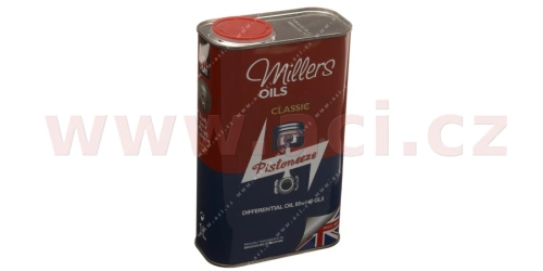 MILLERS OILS Classic Pistoneeze Differential Oil EP 85W-140 GL5 - hypoidní minerální olej (v plechovém retro obalu) 1 l