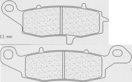 Brzdové destičky CL BRAKES 2383 A3+