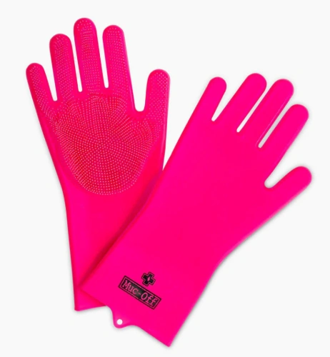 Gumové rukavice na čištění MUC-OFF 20404 růžová