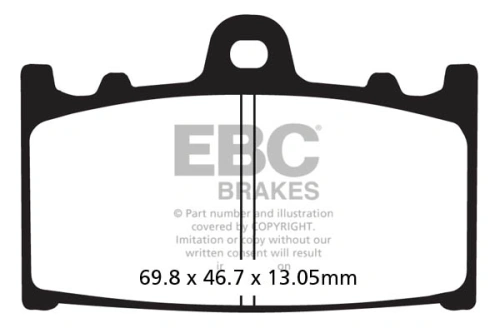 Brzdové destičky EBC FA366HH