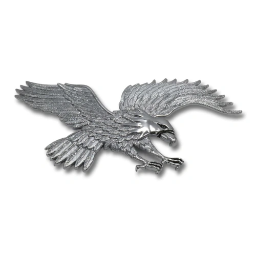 Highway Hawk Emblém samolepící HAWK 230x120mm (orel), chrom Chrom