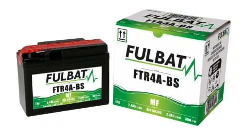Baterie 12V, YTR4A-BS, 2,4Ah, 35A, bezúdržbová MF AGM 114x49x86, FULBAT (vč. balení elektrolytu)
