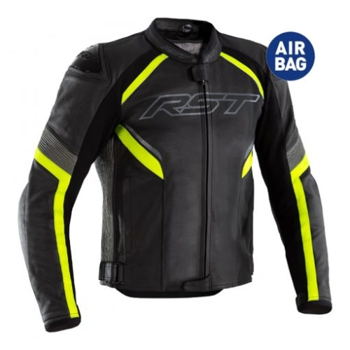 RST 2529 Sabre Airbag CE Mens Leather Jacket F.YEL