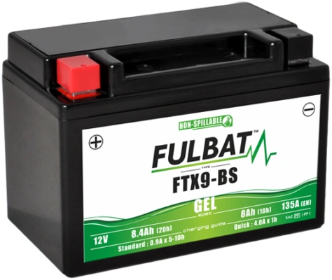 Gelová baterie FULBAT FTX9-BS GEL (YTX9-BS GEL)