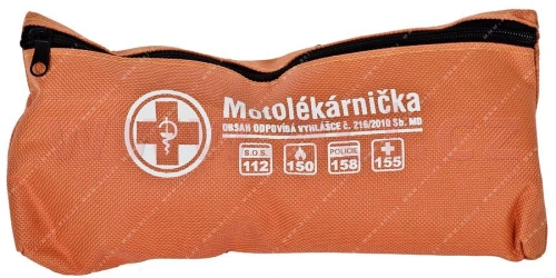 Motolékárnička CZ - textilní (podle nové vyhlášky 206/2018 Sb.)