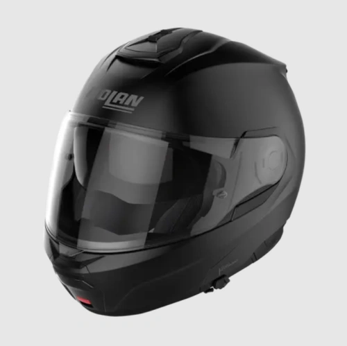 Moto helma Nolan N100-6 Classic Flat Black N-COM col.10