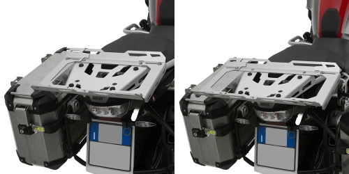 EX1SRA hliníkový rozšiřitelný nosič na plotny SRA pro textilní zavazadla