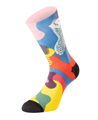 Ponožky FUNKY CAMO UNDERSHIELD (růžová/modrá/žlutá)