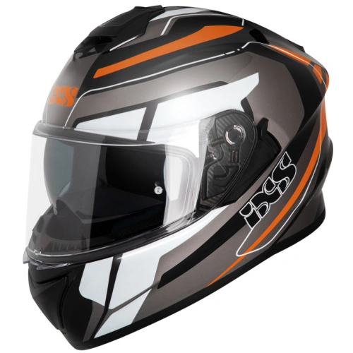 Integrální helma iXS iXS216 2.2 X14083 šedo-černo-neonově oranžová