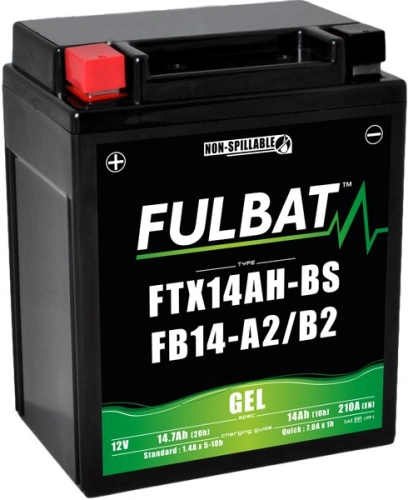 Gelová baterie FULBAT FB14-A2 GEL (12N14-4A) (YB14-A2 GEL)