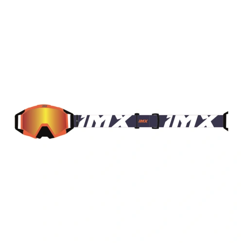 Brýle IMX SAND ORANGE MATT/BLUE/WHITE - Sklo ORANGE IRIDIUM + CLEAR (2 náhradní skla)