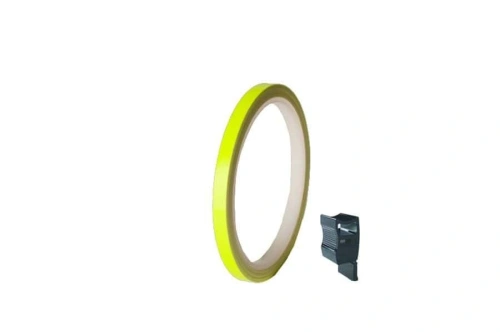 Linka na ráfek PUIG 4542G fluorescentní žlutá 7mm x 6m (s aplikátorem)