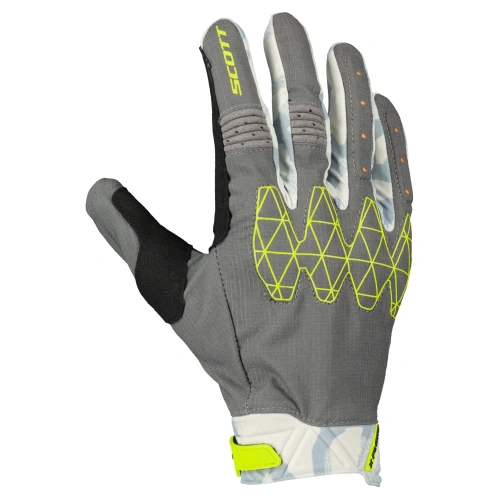 glove X-PLORE D3O grey/yellow - 2024