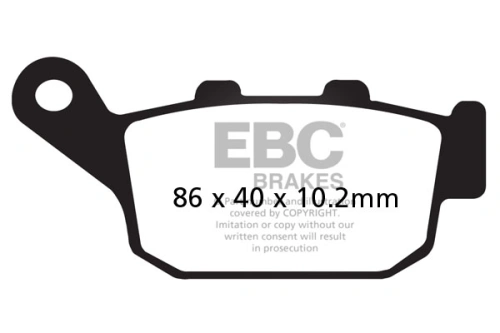 Brzdové destičky EBC SFAC140