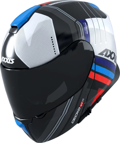Výklopná helma AXXIS GECKO SV ABS epic b7 lesklá modrá