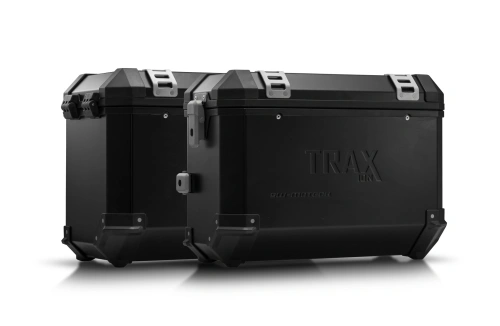 TRAX ION sada bočních kufrů-černé 37/45 l.
