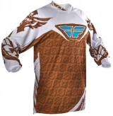 Fly Racing Kinetic Jersey brown/white