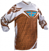 FLY RACING Kinetic Jersey brown/white