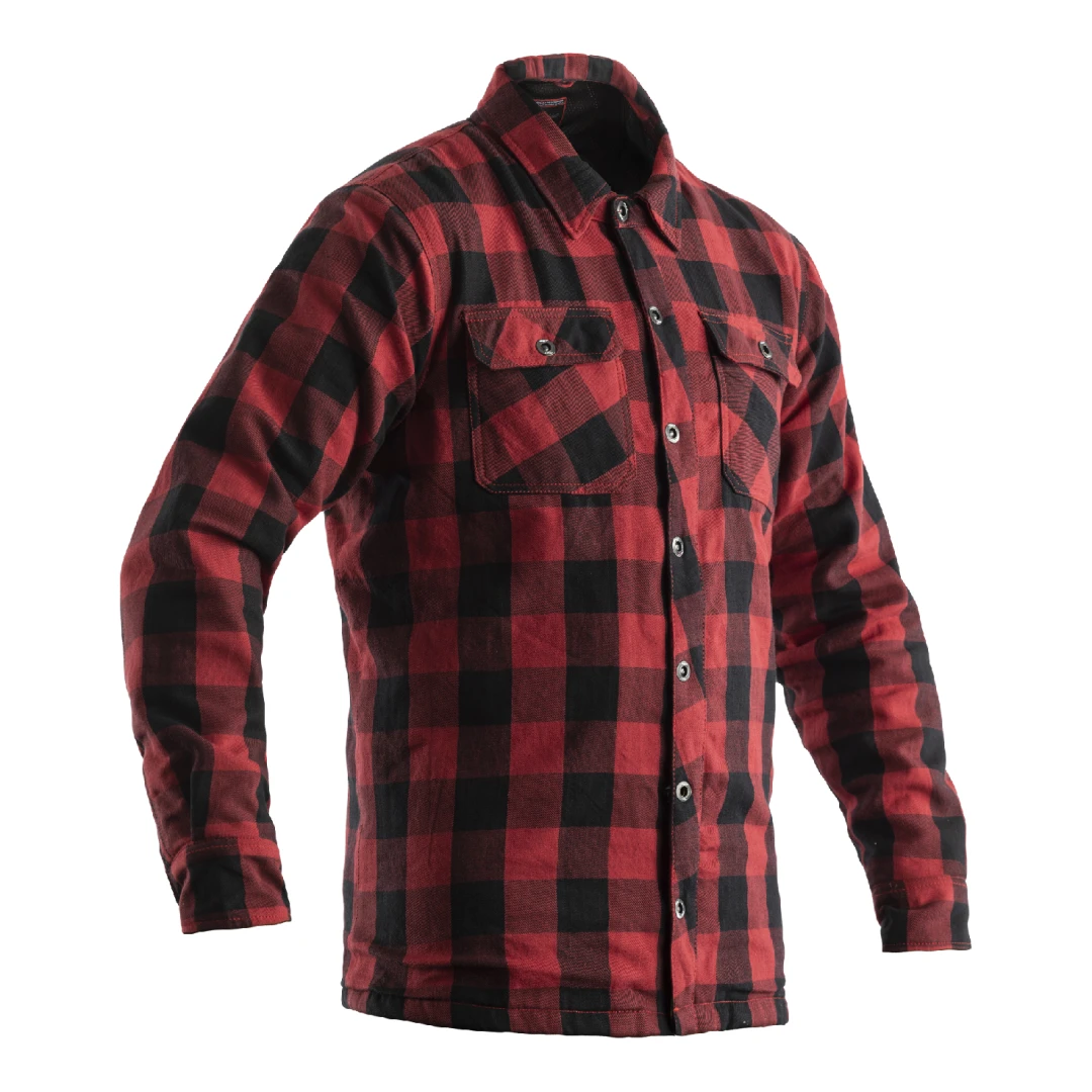 RST 2115 RST x Kevlar® Lumberjack CE Mens Textile Shirt RED | Motovsem.cz