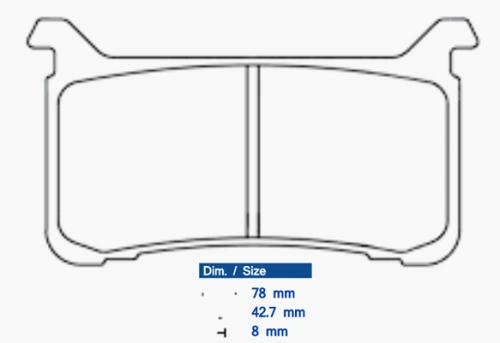 Brzdové destičky CL BRAKES 1252 XBK5