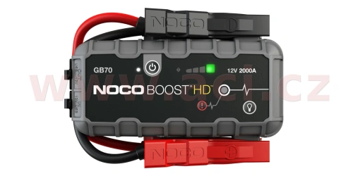 Startovací box + power banka, startovací proud 2000 A, NOCO GENIUS BOOST HD GB70 (NOCO USA)