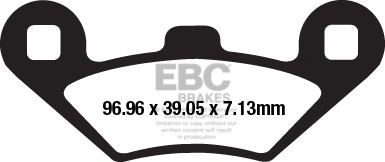 Brzdové destičky EBC SFA650