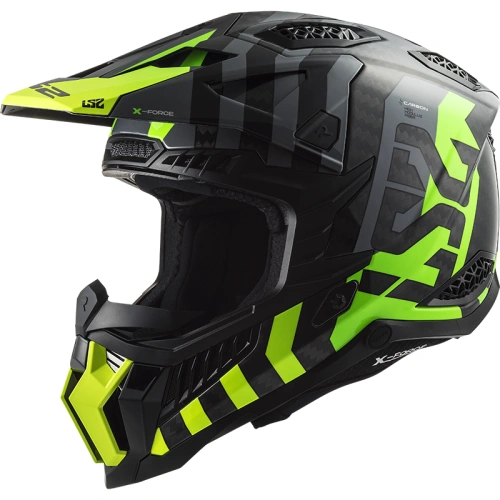 LS2 MX703 C X-FORCE BARRIER H-V YELLOW GREEN-06 M
