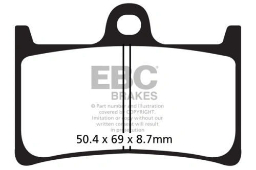 Brzdové destičky EBC SFA252