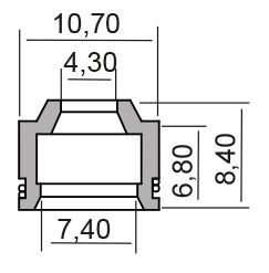 Gufero RMS 100669260 valve stem