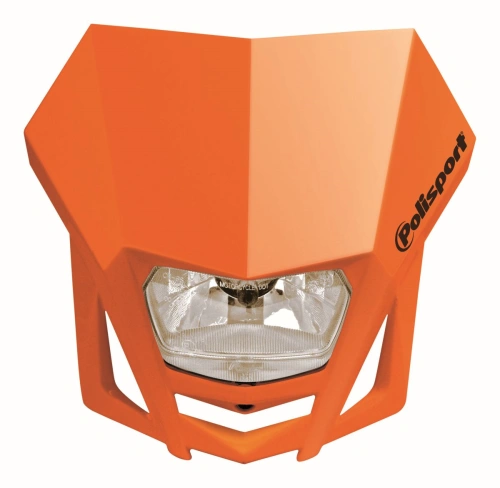 Maska se světlem POLISPORT LMX oranžová KTM