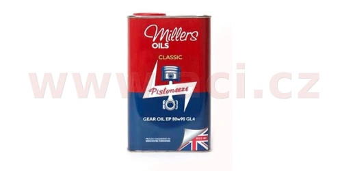 MILLERS OILS Classic Gear Oil EP 80W-90 GL4 - převodový minerální olej 1 l