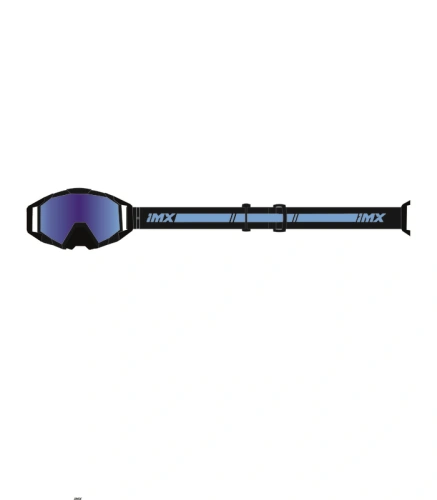 Brýle IMX SAND BLACK MATT/BLUE - Sklo BLUE IRIDIUM + CLEAR (2 náhradní skla)