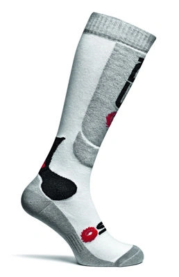 socks long MX white, S-M