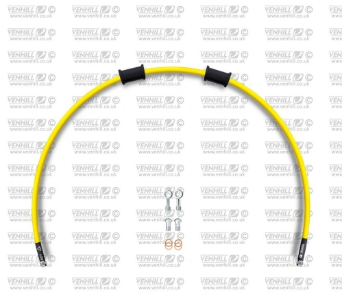 Hadice zadní brzdy Venhill POWERHOSEPLUS HON-6016RS-YE (1 hadice v sadě) žluté hadice, nerezové koncovky