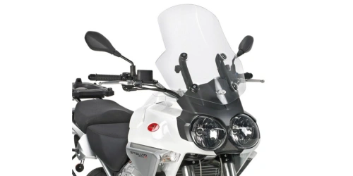 KAPPA čiré plexi Moto Guzzi Stelvio 1200 (09-12), 1200 ABS (08-12), 8V ABS (13-16)